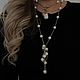 Бодичейн со съемными подвесками из жемчуга Майорка. Колье. Clever-jewel-boutique. Ярмарка Мастеров.  Фото №5