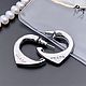 Серьги серебристые в стиле PRADA 925 проба limited collection. Серьги классические. MARIA GUSEVA Fashion Jewelry. Ярмарка Мастеров.  Фото №5