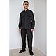 Заказать Рубашка мужская из конопляного холста Canvas Hemp French Work Shirt. VÄN Studio. Ярмарка Мастеров. . Рубашки мужские Фото №3
