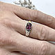 Men's Silver Ring with Purple Sapphire (2,19 ct) handmade. Rings. Bauroom - vedic jewelry & gemstones (bauroom). My Livemaster. Фото №6