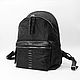 Рюкзак из кожи - Backpack Undeground Graphit. Рюкзаки. Сумки из кожи ANGELDEMONS  design. Интернет-магазин Ярмарка Мастеров.  Фото №2