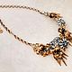 Винтаж:  Stella and Dot с медными цветами и кристаллами. Колье винтажные. Украшения для самовыражения. Ярмарка Мастеров.  Фото №5
