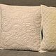 Декоративные белые наволочки. Подушки. DaNika - magic quilting & felting. Интернет-магазин Ярмарка Мастеров.  Фото №2