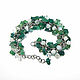 Order Green agate bracelet and beads 'Emerald City'. krasota-prirody. Livemaster. . Bead bracelet Фото №3