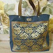 Женская сумка  "Букет" из натуральной кожи