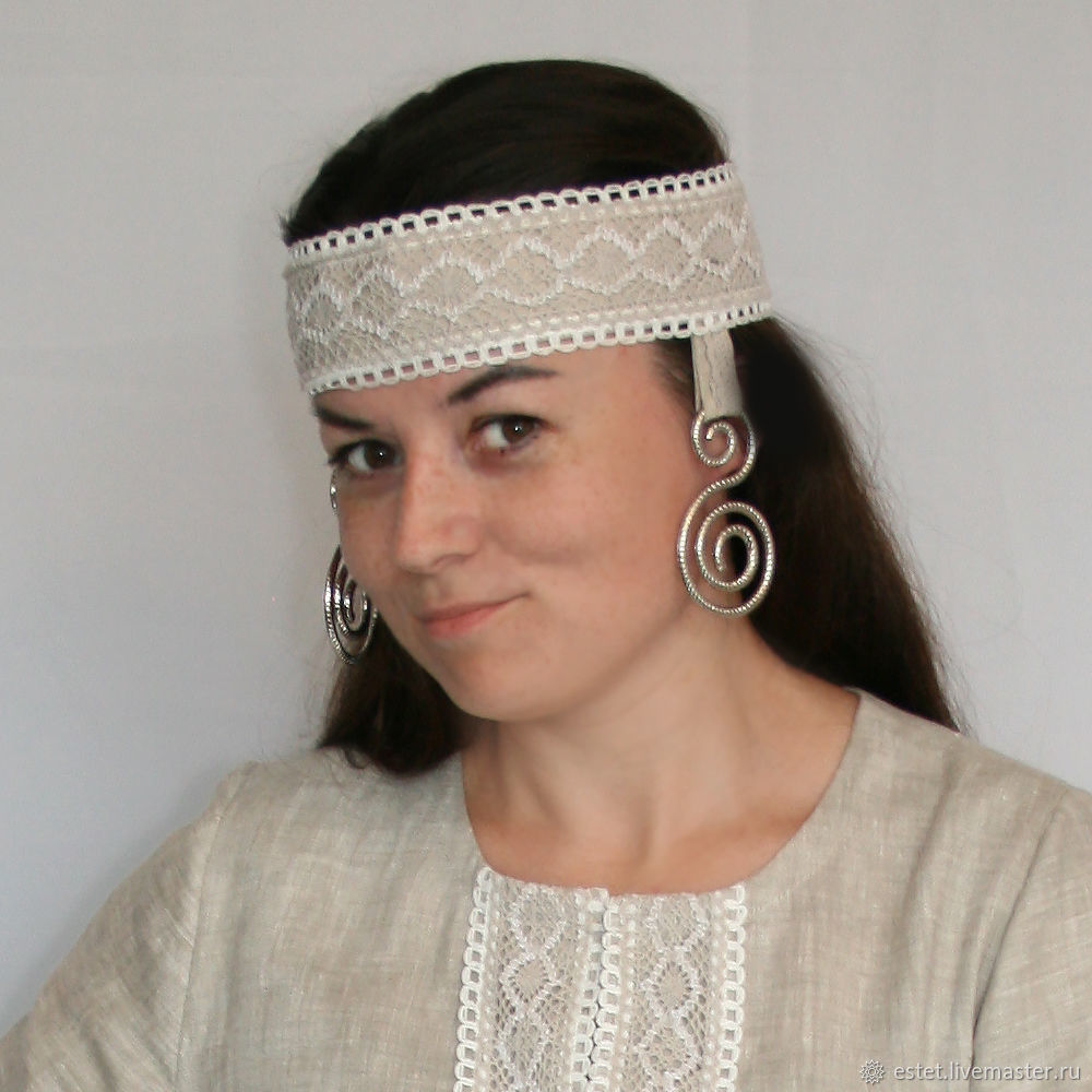 Headdress for folk costume, Belts and ribbons, Korolev,  Фото №1