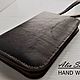 M0141 Mr.Brown Leather Clutch Wallet. Wallets. Alia Svalia. My Livemaster. Фото №6