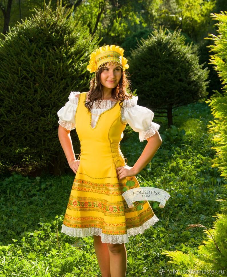 Русский стилизованный костюм женский