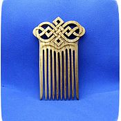 Comb: Wooden CELTIC Hair Comb
