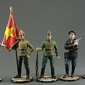 Куклы и игрушки handmade. Livemaster - original item Set of 5 soldiers 54 mm. The Red Army. Red army soldier. RUSSIA. Handmade.