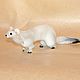 figurine of glass ermine. Name souvenirs. In Glass. Online shopping on My Livemaster.  Фото №2