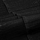 Жаккард с люрексом "Кожа крокодила", цвет черный, 6112234. Ткани. Итальянские ткани. Ярмарка Мастеров.  Фото №5