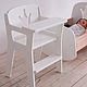 High chair for feeding dolls. Doll furniture. Kacheli. Ярмарка Мастеров.  Фото №4