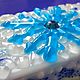 Casket of glass Winter village-fusing. Box. MyFusedGlass. Online shopping on My Livemaster.  Фото №2