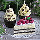 Candle handmade 'Puff pastry with fruit', Candles, Rostov-on-Don,  Фото №1