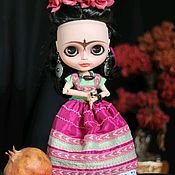 Интерьерная текстильная кукла Каталина