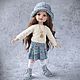 Вязаный комплект для кукол Паола Рейна. Одежда для кукол. Tasha Dolls. Ярмарка Мастеров.  Фото №4