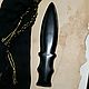 Ритуальный нож "Черный обсидиан", Ритуальный нож, Новороссийск,  Фото №1
