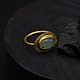 Ring 'Antiquity' silver, natural stone, gilding. Rings. stepan-klimov. My Livemaster. Фото №4