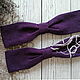 Linen headband for hair purple. Bandage. ZanKa. Online shopping on My Livemaster.  Фото №2