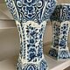 Order Porcelain vases, handmade, Delft, Holland. Dutch West - Indian Company. Livemaster. . Vintage vases Фото №3