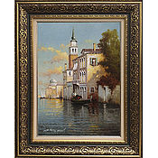 Картины и панно handmade. Livemaster - original item View in Venice/ 50h35 cm/ oil on canvas. Handmade.