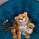 Гепард. Мягкие игрушки. Fluffy Paws. Ярмарка Мастеров.  Фото №7