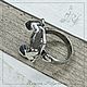 Основа для кольца "Кириш"(18х18мм) - серебрение 925 пробы, Заготовки для украшений, Кострома,  Фото №1