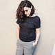 Топ  с вырезом на спине. Топы. URAZOVA     knitting store. Ярмарка Мастеров.  Фото №4