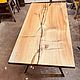 Обеденный стол. Столы. Wood-steel-1. Ярмарка Мастеров.  Фото №4