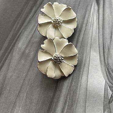 Винтаж ручной работы. Ярмарка Мастеров - ручная работа Винтаж: Клипсы. ShEMayA. Handmade.