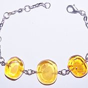 Украшения handmade. Livemaster - original item Bracelet made of natural honey amber.. Handmade.