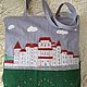 Shopper bag: textile bag with applique. Shopper. Olga Popova. My Livemaster. Фото №4
