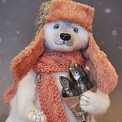 Куклы и игрушки handmade. Livemaster - original item GIFTS from the NORTH polar Bear white. Handmade.