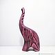 ' Pink Elephant ' statuette. Figurines. Wooden cats-Alexander Savelyev. My Livemaster. Фото №4