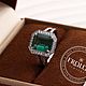 Золотое кольцо с изумрудом и бриллиантами. Кольца. FROLOF JEWELRY. Ярмарка Мастеров.  Фото №6