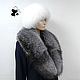 Fur detachable collar boa Fox fur.TC-795. Collars. Mishan (mishan). Online shopping on My Livemaster.  Фото №2