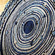 Cornflower Chebbi. Country carpet A0001. Плетёный коврик от Zapletain. Ковры. Заплетайн  (zapletain). Ярмарка Мастеров.  Фото №5