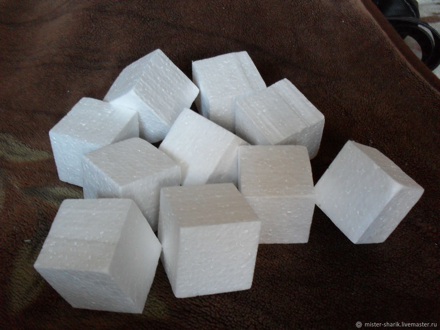 4 cm foam cubes, The basis for floristry, Permian,  Фото №1