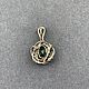 Кулон с крупным цаворитом 2,22 ct изумрудного цвета и сапфирами. Кулон. AMG. Ярмарка Мастеров.  Фото №5