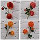Ветка пионовидной розы, 70 см, Цветы, Москва,  Фото №1