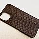Case cover, for Apple iPhone 12 Pro Max phone, made of python skin. Case. SHOES&BAGS. My Livemaster. Фото №5