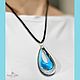 Кулон Капля - муранское стекло. Кулон. Glass Murano. Ярмарка Мастеров.  Фото №5