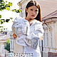 Embroidered Blouse Vyshyvanka White linen. Dresses. 'Viva'. Online shopping on My Livemaster.  Фото №2