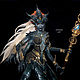 Королева Азшара (World of Warcraft) фигурка ручной работы, см.описание. Статуэтка. ATAKAMAcraft фигурки и аксессуары. Ярмарка Мастеров.  Фото №6
