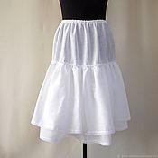 The floor-length skirt, summer, light, long skirt