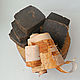 Natural soap on decoction of oak bark with tar ' Tar'. Soap. Mochalka.. Online shopping on My Livemaster.  Фото №2