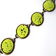 Lime green bracelet with enamel. Chain bracelet. fiorellino. Online shopping on My Livemaster.  Фото №2