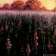 Картина маслом Туман на кипрейном поле. Картины. Ольга Крутова (ART-OK). Интернет-магазин Ярмарка Мастеров.  Фото №2