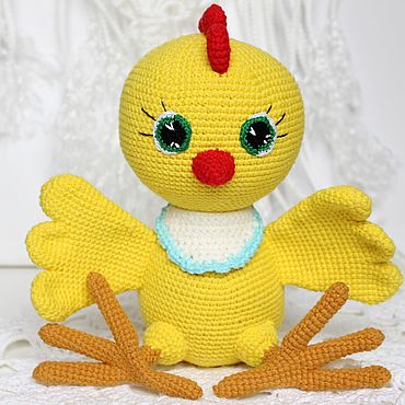 Вязаная игрушка Пасхальные Цыплята – купить в интернет-магазине paraskevat.ru с доставкой